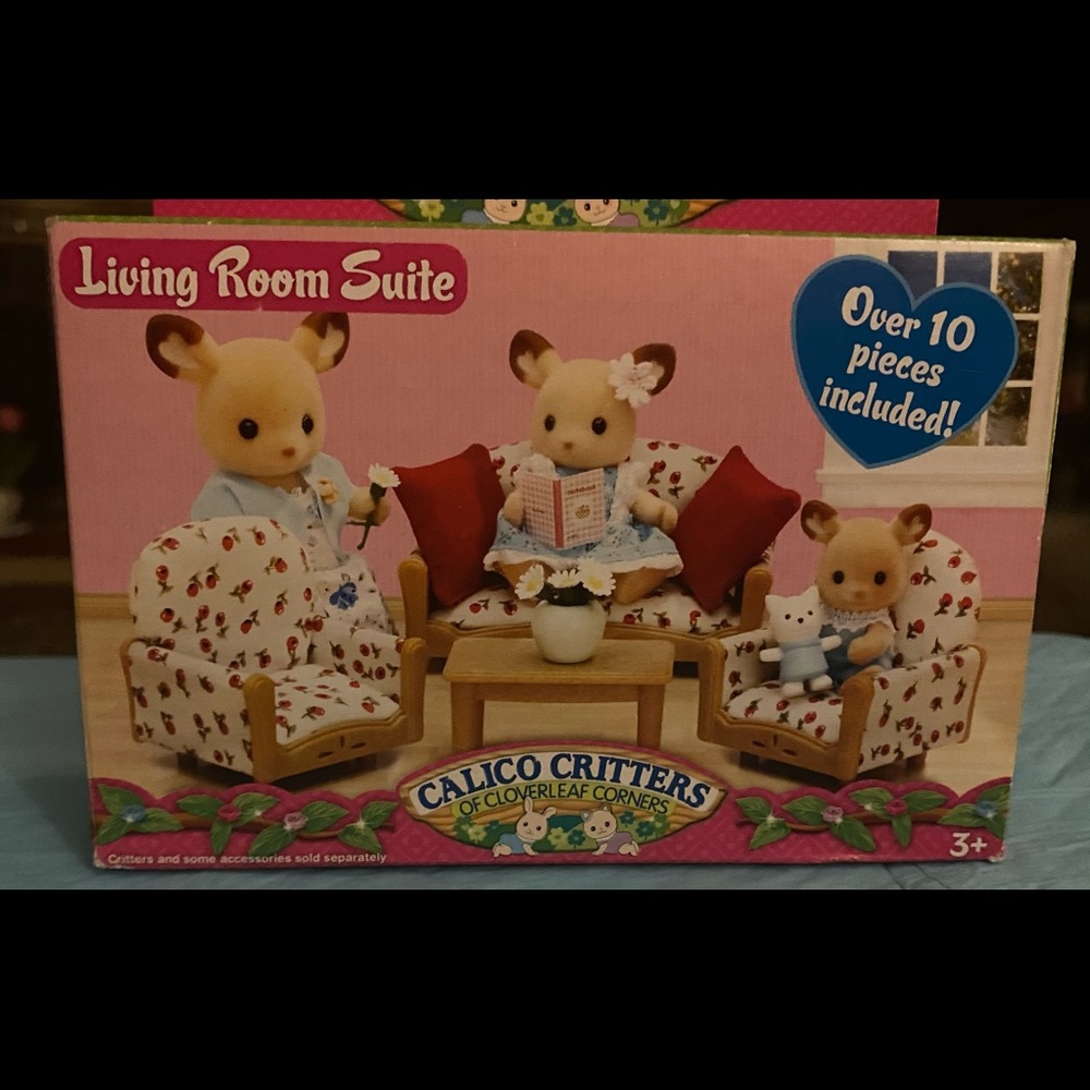Calico Critters Living Room Suite